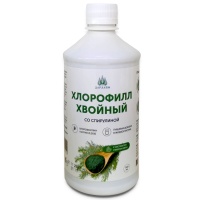 Хлорофилл жидкий, хвойный эликсир со спирулиной и экстрактом мяты, Дарлайф, 500 мл