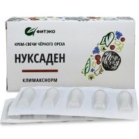 Нуксаден КлимаксНорм, свечи, черный орех, красная щетка, боровая матка, таволга и др., Фитэко, 10 шт